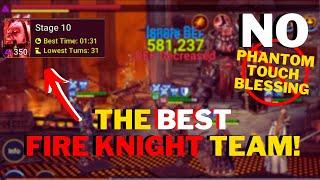 SPEED FARM FIRE KNIGHT STAGE 10 HARD MODE 100% WINRATE! (FINALLY!!) Raid Shadow Legends