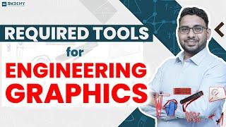 Required Tools For Engineering Graphics | AJIT SIR | RKDEMY  #mumbaiuniversity #engineeringgraphics