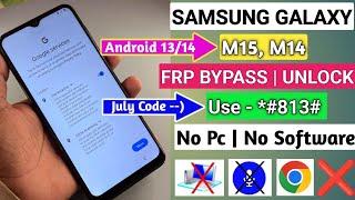 Without PC - Samsung M15, M14 FRP Bypass 2024 Android 13/14 Update || Talkback Not Working