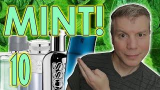 TOP 10 Affordable MINTY FRESH & Invigorating Fragrances For Men! - Designer Edition