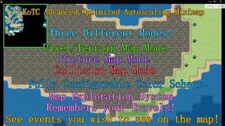 RPG Maker MV-MZ - KoTC Advanced Optimized Autoscaling Minimap Trailer