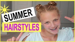 5 Easy & Cute Summer Hairstyles! | The Savvy Life