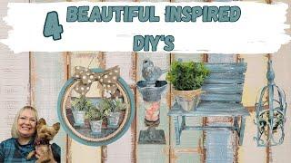 4 BEAUTIFUL INSPIRED DIY'S/TRY IT TUESDAY CHALLENGE