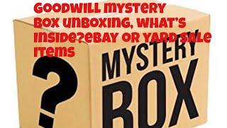 Goodwill mystery box opening,any good flips for eBay or yard sale