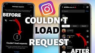 Instagram Couldn't Load Requests Problem|How to Solve Couldn't Load Message Request in Instagram