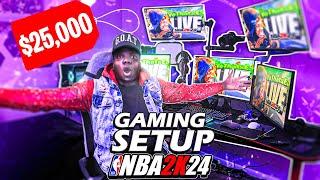 My NBA 2K24 Ultimate Gaming Setup Room Tour! - FULL WALKTHROUGH