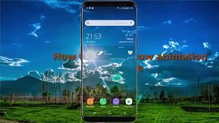 Android Nougat : How to Set Window animation scale in Samsung Galaxy S8 or S8+