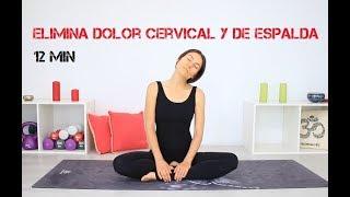 Alivia DOLOR CERVICAL, de ESPALDA, entre OPOMPLATOS | 12 min ejercicios en casa