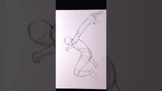 Drawing poses  #art #sketch #shorts #tutorial #drawingtutorial #anime