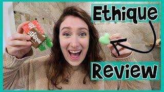 ETHIQUE SHAMPOO BAR + CONDITIONER BAR REVIEW // The BEST Zero Waste Shampoo Bar?!