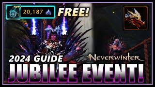 JUBILEE EVENT GUIDE: How to get Free Dragon Mount, Insignias, Coal Motes & Event Food! - Neverwinter