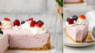 No Bake Berry Cheesecake