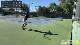 USTA 3.0 NorCal Sectionals (Singles) - Austin Conlon vs. Roland Palvolgyi - W 3-6, 6-3, 1-0 (10-7)