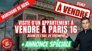 Visite d'un appartement à paris 16 pour rénovation (marchand de biens)