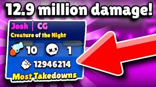 How I Got The World Record Most Damage (12.9 Million)