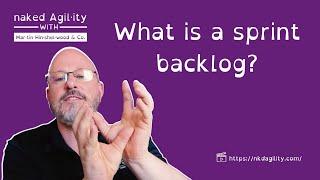 What is a sprint backlog?