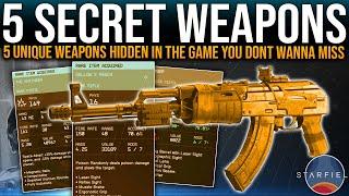 Starfield 5 INSANE UNIQUE WEAPONS Hidden In The Game You Dont Wanna Miss - Complete Weapons Guide