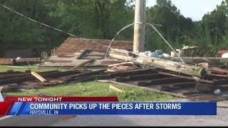 Community picks up the pieces after storms in Dubois County