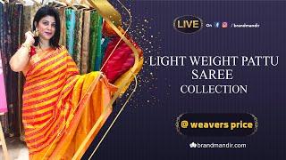 Exclusive Light Weight Pattu Sarees at Flat 30% OFF - Ashadam Sale | Brand Mandir