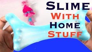 How To Make Slime With Home Ingredients Easy DIY No Borax Slimes