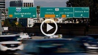 405 Freeway reopens after steel beam falls, injures two workers