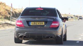 Fi Exhaust Decatted Mercedes C63 AMG | LOUD Sounds, Revs & Accelerations