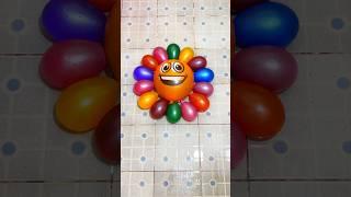 ASMR Various Water Colors // Happy Smiling Balloon Pop Reverse #asmr #balloonpopping #shortsviral