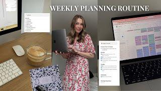How I Plan My Week (simple & realistic) ️ Google Calendar & Notion workflow
