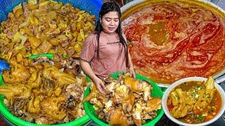 SURGANYA KIKIL MURAH, EMPUK & ANTI KOLESTROL! WARUNGNYA SAMPING MAKAM - Lontong Kikil Pasar Menganti