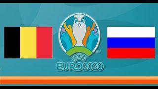 ЕВРО2020 Бельгия - Россия FIFA21 || EURO 2020 Belgium - Russia FIFA 21