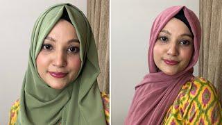 Simple Hijab Look with Kurti (2024)|| 2 Hijab Styles