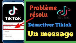 Comment résoudre les problèmes de messagerie Tiktok? Activer le message comment mettre à jour tiktok