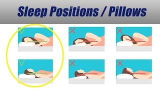 Sleep Position | Pillow Supports | Mattress Support | Side, Back and Stomach Sleepers