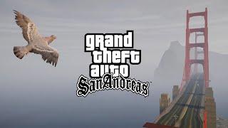 Pigeon Flying Through San Andreas