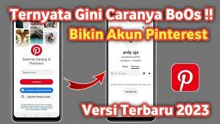 Cara bikin Akun pinterest 2023 | Membuat akun pinterest