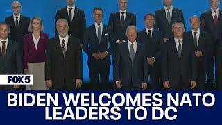 President Biden welcomes NATO leaders to DC Summit