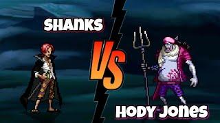 Shanks Vs Hody Jones one piece fights / mugen