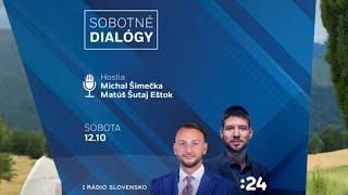 Sobotné dialógy-holubník: Šimečka vs. Eštok | 14.9.2024