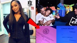 London On Da Track Serves Custody Papers To "BM" Erica At The Club! ‍️