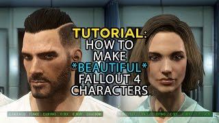 Fallout 4: Tutorial Walkthrough How to Make Hot Characters - male and female