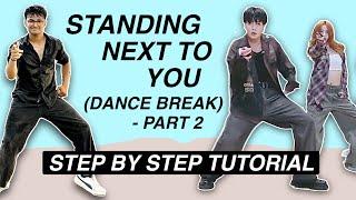 'Standing Next to You' (Dance Break) Le Sserafim *STEP BY STEP TUTORIAL* (Beginner Friendly)
