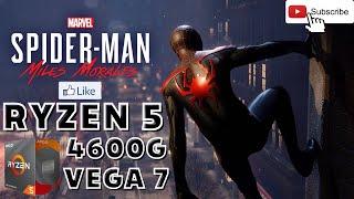 SPIDER-MAN: MILES MORALES - Ryzen 5 4600g Vega 7 - Sem Placa de Vídeo