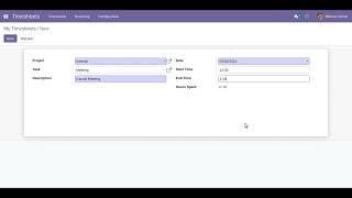 How To Timesheet Start End Time in Odoo | Timesheet Time Management #Odoo #Odootutorials