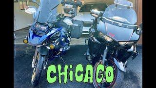 CRUISING IN CHICAGO with LEGENDARY 'PALA EMRAH' #chicagoriding #bmwr1250gs #yamahastareludergt