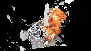 Houdini 18.5 Wall Explosion Tutorial [ENG]