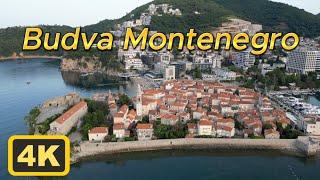 Budva Montenegro 4K Aerial