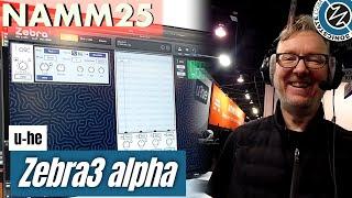 NAMM 2025: U-he Shows the Zebra 3 Alpha