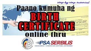 Paano kumuha ng PSA Certificate online 2021 | PSASerbilis | Birth Certificate