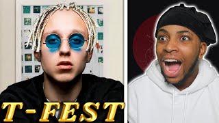 FIRST TIME REACTING TO T-FEST || HE'S ANOTHER TORY LANEZ (UKRAINIAN  RAPPER )