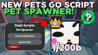 [NEW‍] Pets Go Script Pet Spawner  | Pastebin Link | Titanic Vault Update | Keyless Latest 2025